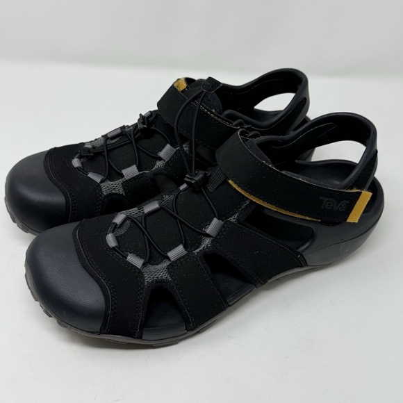 Teva Flintwood Mens Sandals 10 Black Hiking Comfort Casual Hiking Trail Shoes main image 4
